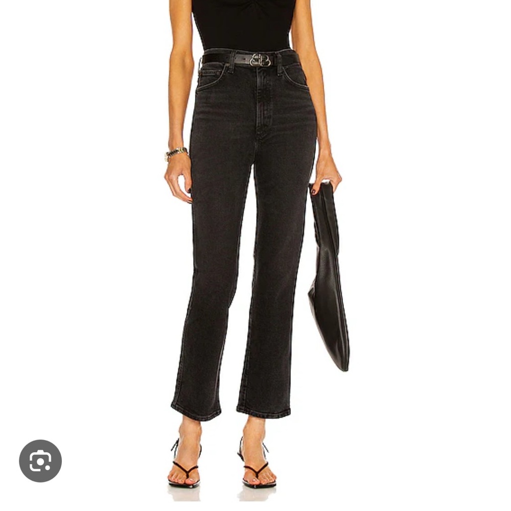 AGOLDE black denim